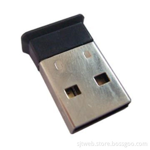 Mini USB Bluetooth Adapter with 3Mbps Maximum Data Transfer, Measuring 21.5 x 12.2 x 4.5mm